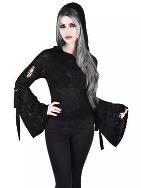 KILLSTAR | Shock Me Knit Hoodie | Size M | New WITHOUT Tags | Retired